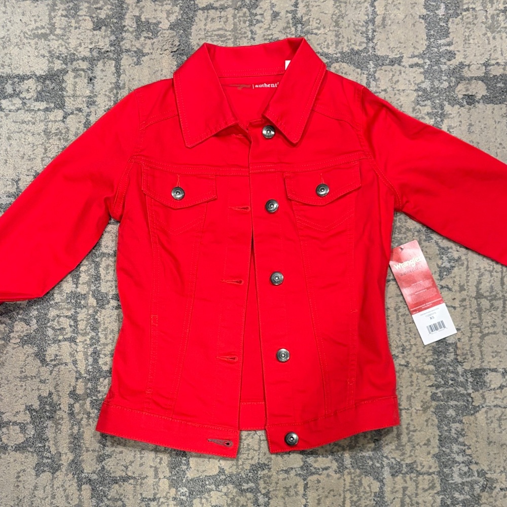 Wrangler Red Jean Jacket for Women